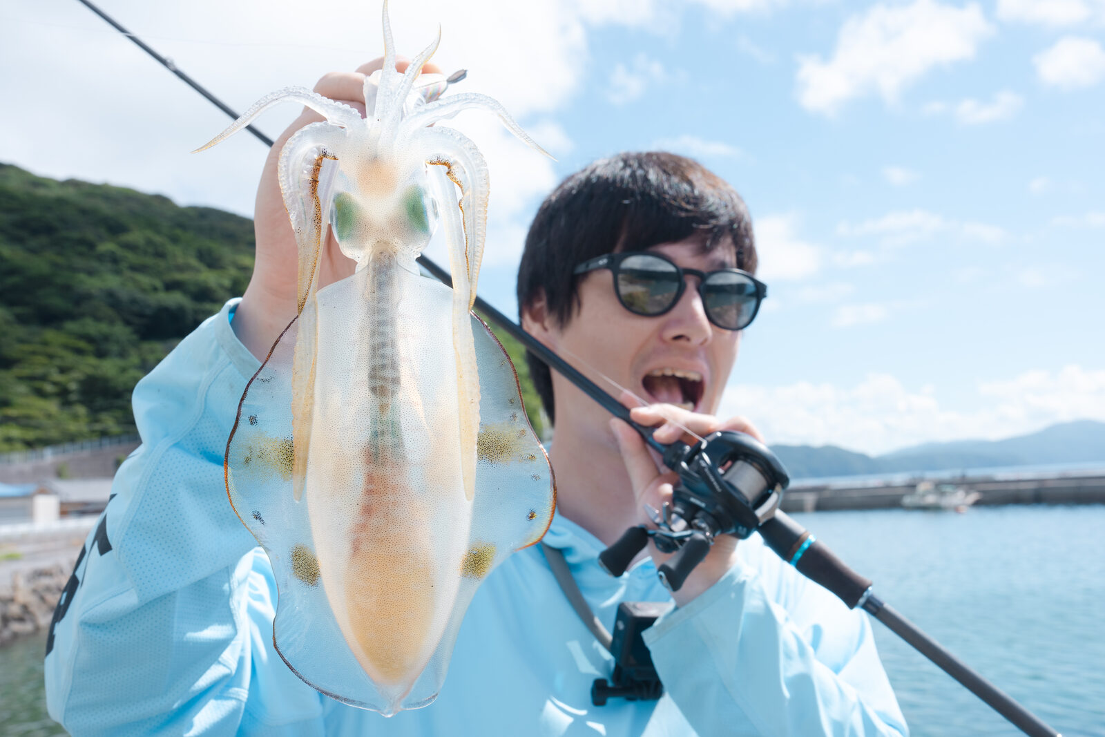 花粉が飛んでる日はイカが釣れる